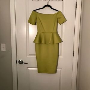 Elegant and sexy off the shoulder pencil dress